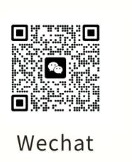 WeChat QR code from Geelong Curtains flyer