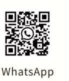 WhatsApp QR code from Geelong Curtains flyer
